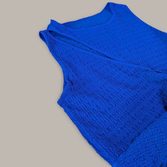 Royal Blue Cut Out Twist Front Bodydon Maxi Dress - Large - Picture 5 of 10